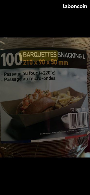 Barquette alimentaire (image 1)