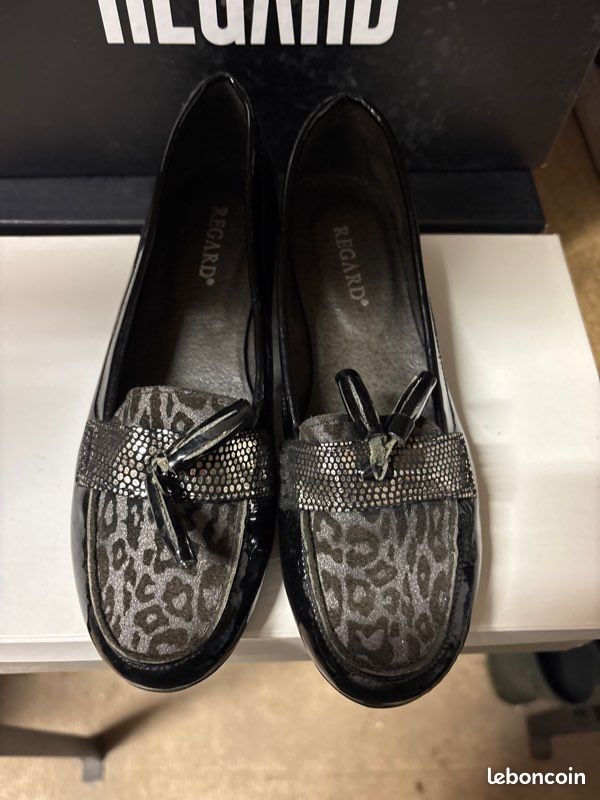 Chaussures femmes Reagrd Moccasin noir 35 (image 7)