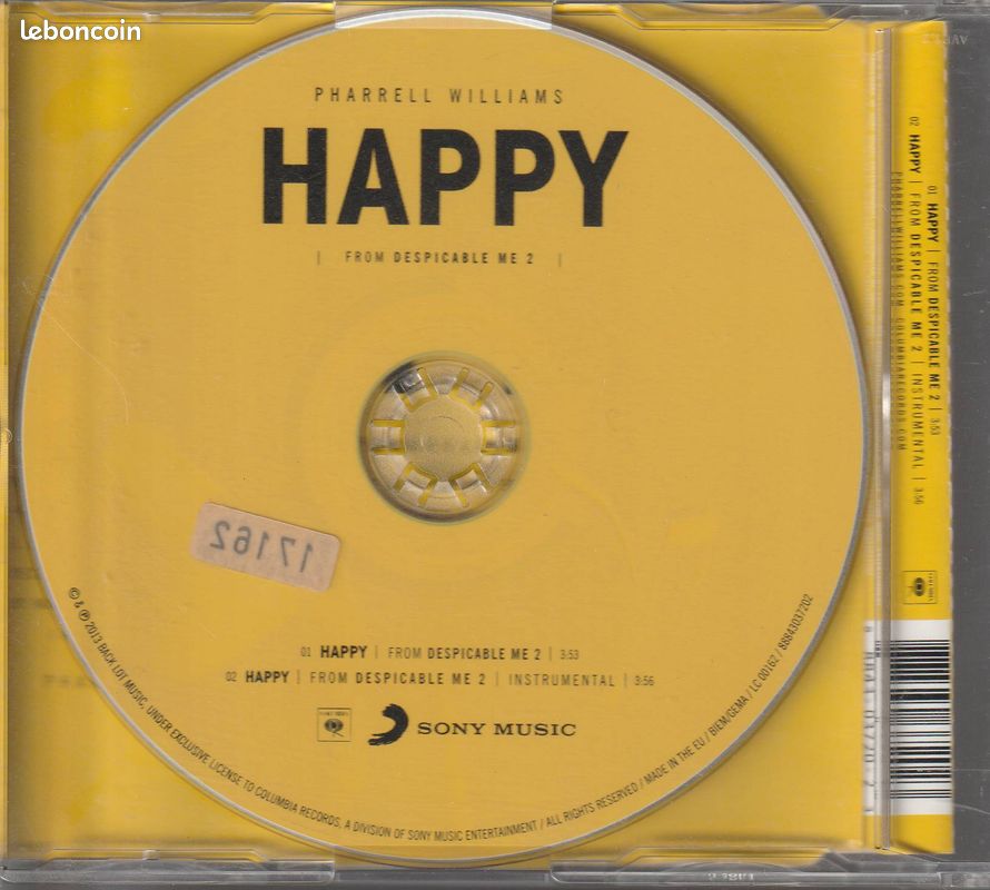 Maxi CD Pharrel Williams "Happy" (image 2)