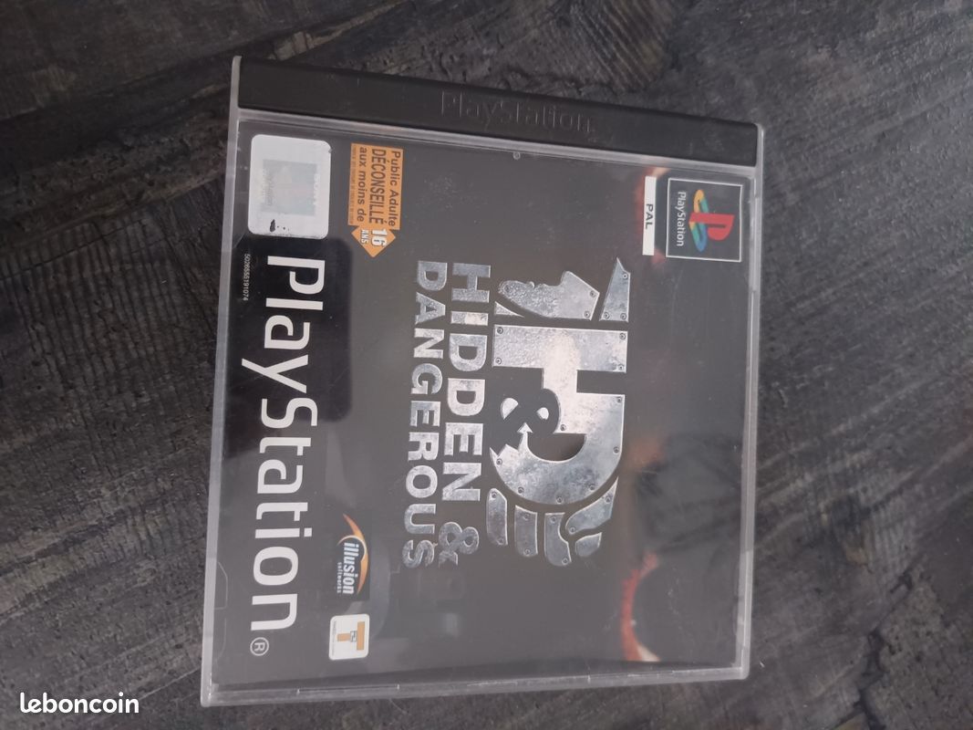 Jeu Hidden & Dangerous pour PS1 PAL FR Complet