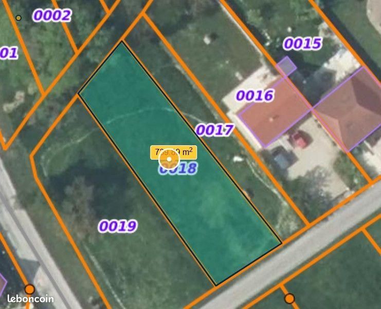 Terrain 751 m² · à Les Istres-Et-Bury · 751 m² · 78 855 €