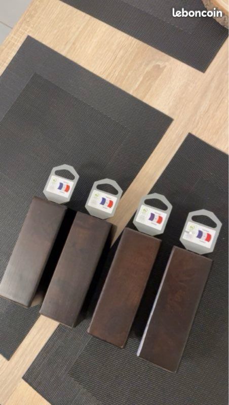 Lot 4 pieds de lit 15cm (image 1)