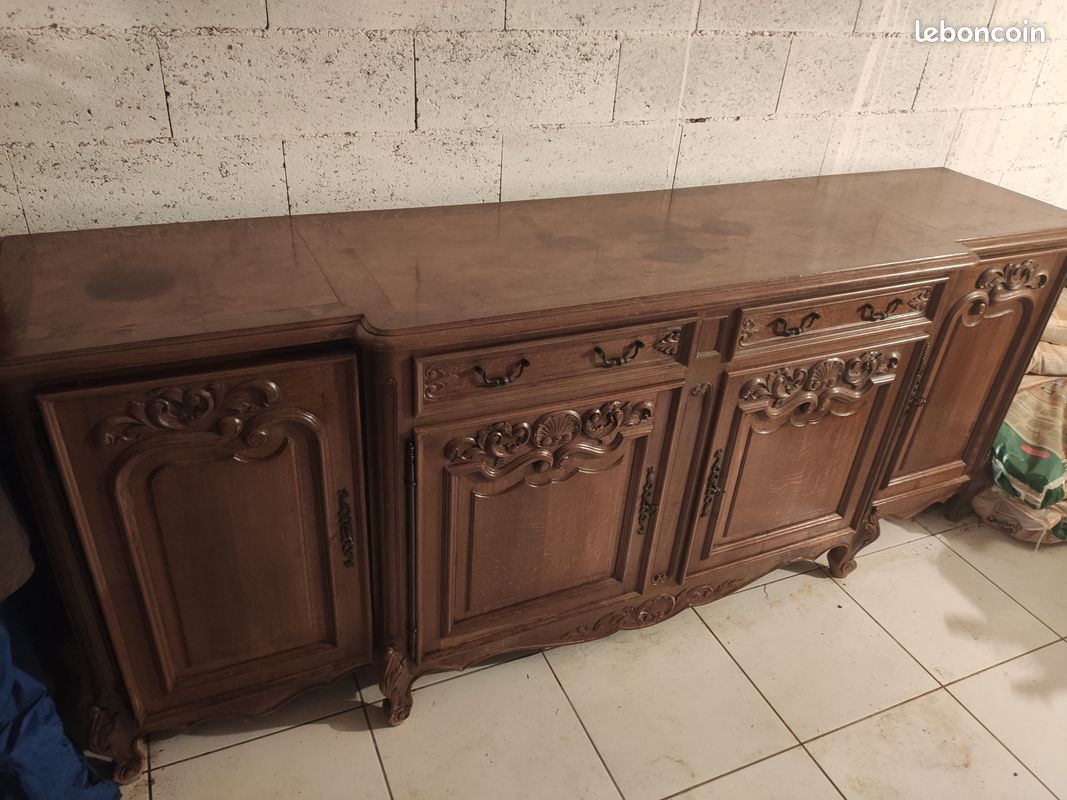 Ancien Buffet Enfilade en Bois massif (image 1)
