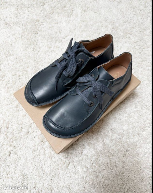 Chaussures - Clarks Funny Dream - Bleu Marine - Taille 40 - Neuf avec boite (image 11)