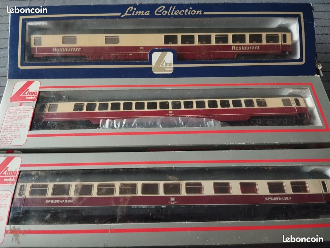 Coffret Lima 3 Voitures Voyageurs RIO NPDC - Réf 149276 S02 - Neuf Et Rare - HO
