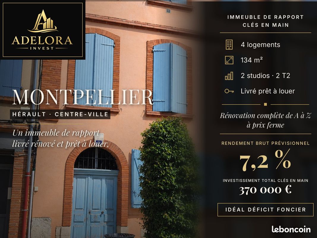 Immeuble 6 pièces 134 m² · à Montpellier · 134 m² · 370 000 €