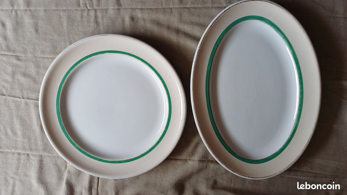 2 plats en faïence (image 1)