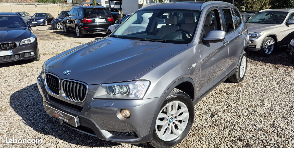 Tres belle bmw x3 f25 2013 2.0 diesel 143 ch 150 000 km GPS XENON BOITE AUTOMATIQUE CUIR 1er propriétaire carnet complet bmw 13 990 (image 2)