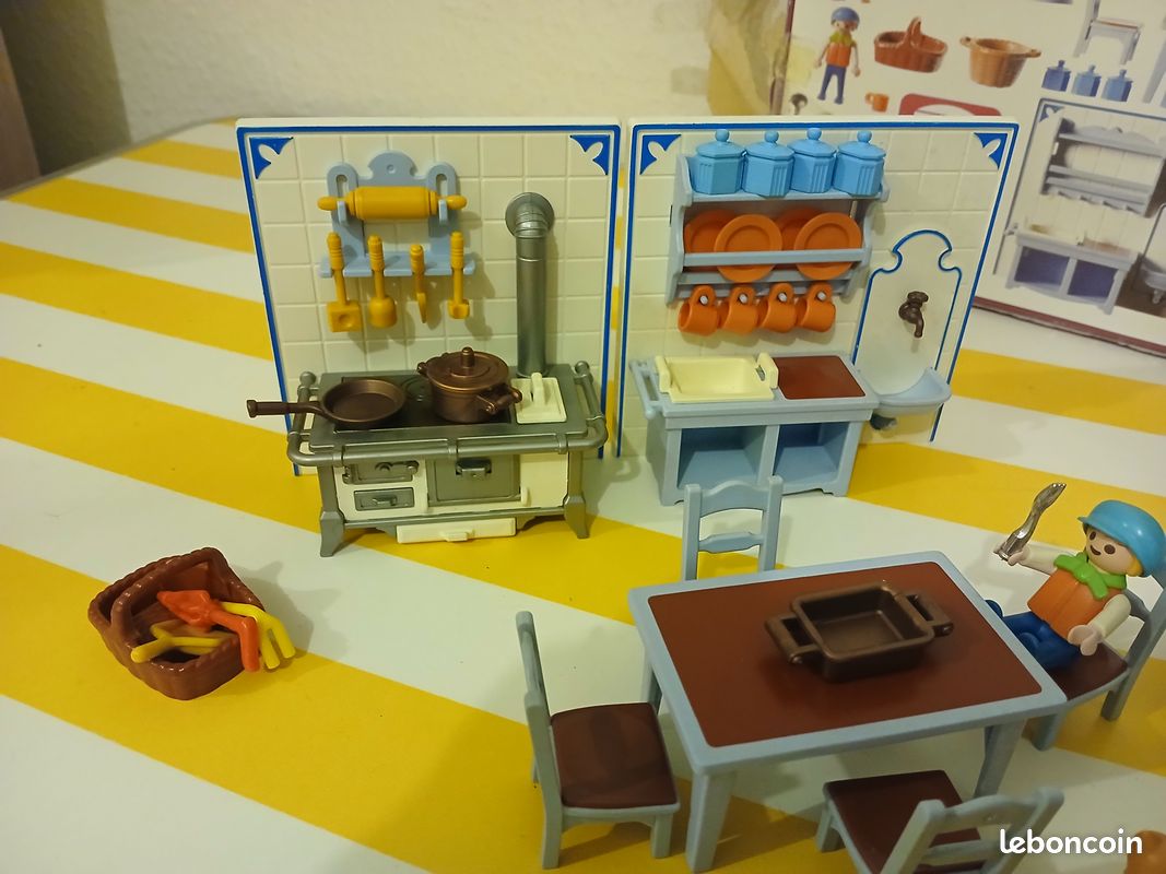 Rouleau pâtisserie Playmobil 5322 cuisine maison belle époque 1900