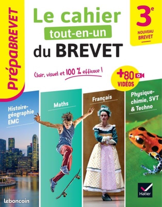 Le cahier tout en un du brevet - livret de préparation au brevet (image 1)