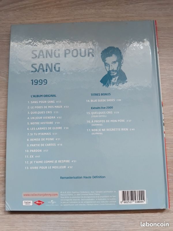 JOHNNY HALLYDAY La collection officielle 50 ans de carrière 1999 ROCK'N'ROLL (image 2)