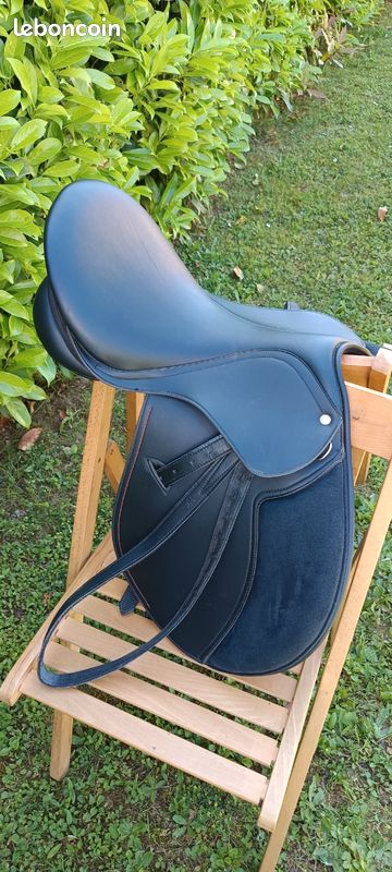 SELLE cheval mixte DECATHLON 16,5 pouces Sport Plein air