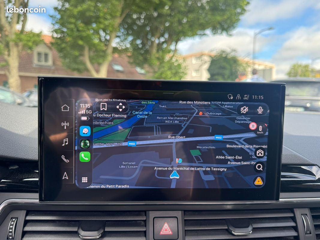 AUDI A4 AVANT 40 TDI 204 ch S tronic 7 S line / Apple CarPlay / Toit ouvrant panoramique (image 28)