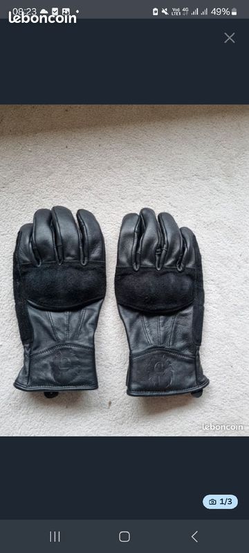 Gants belstaff noir xl neuf Équipement moto