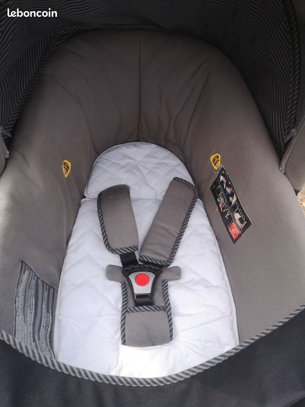 Pack poussette complet tout terrain 3 en 1 bébé confort high trek (image 4)