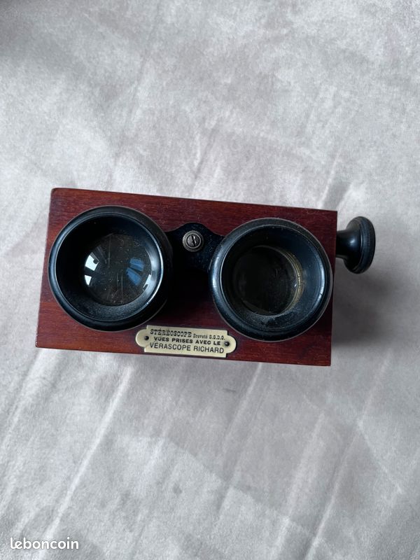 Visionneuse Verascope Fin XIXème – Stéréoscope Ancien – Bon État – Occasion