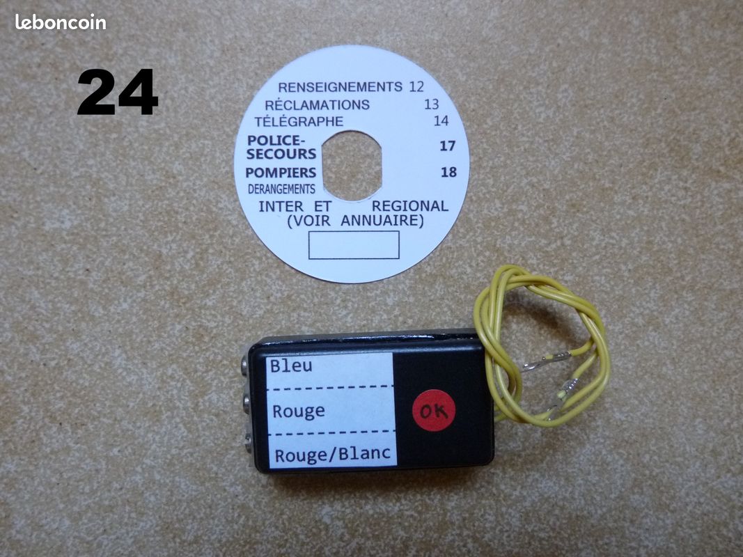 IMPULSOPHONE Convertisseur Téléphone Ancien Vintage U43 S63 SOCOTEL vers BOX + Carton Cadran "E" (image 1)