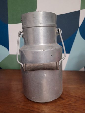 Ancien pot à lait, 5 litres, Aluminium