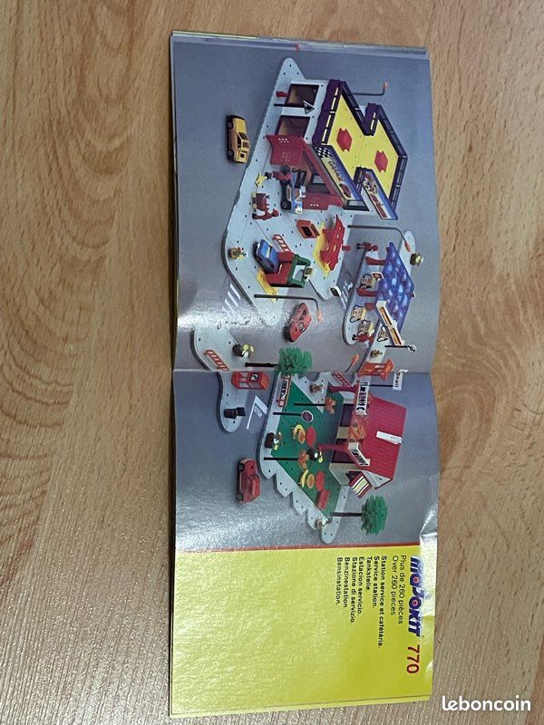 Station-service Majorette 770 + Cafétéria – Vintage, Made In France – Années 80