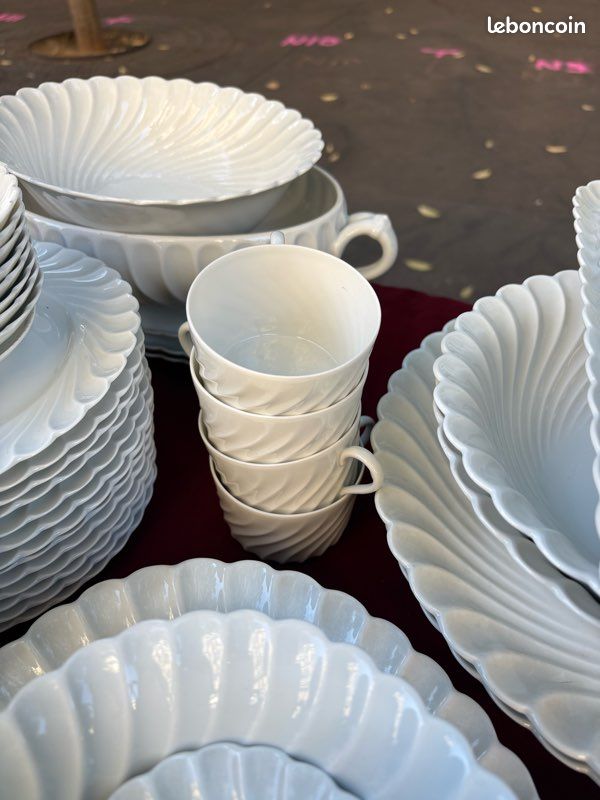 Service Haviland Torse blanc (image 3)