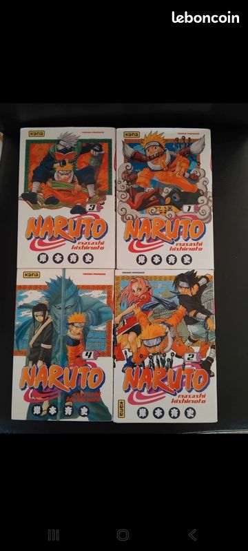 Lot 4 Mangas Naruto (image 1)