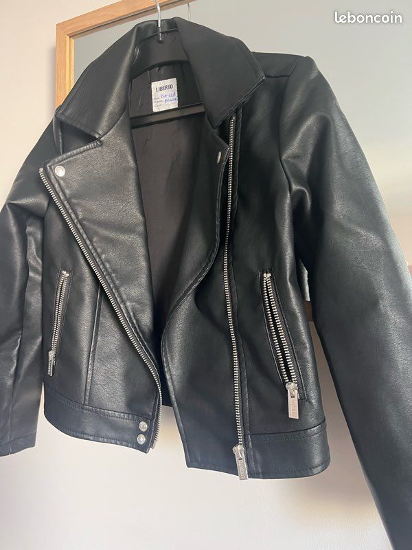 La Halle Veste Simili Cuir Fille 12 Ans Veste Perfecto Liberto