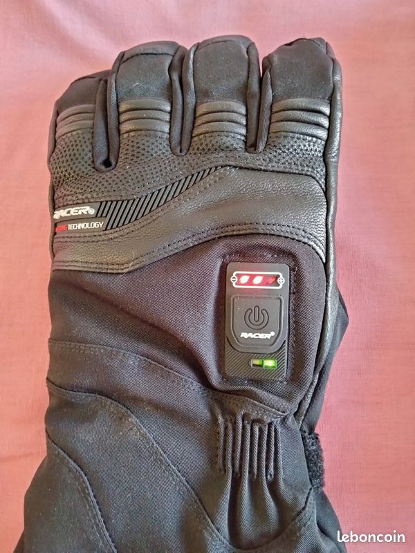 Gants Moto Chauffants Racer Chargeur Batterie Gants Racer