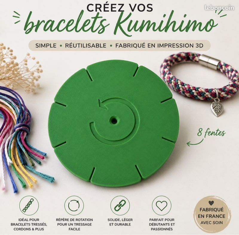 Disque création bracelet kumuhimo (image 1)