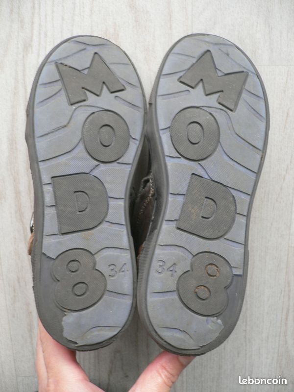 Chaussures en cuir garçon Pointure 34 ADIL7 (image 3)