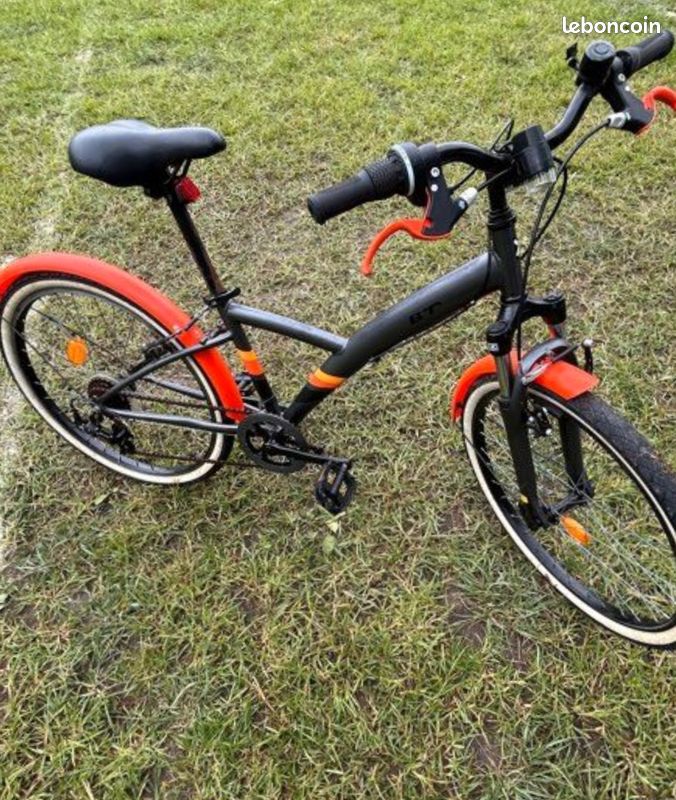 Vtc btwin original 500 s 24 pouces Enfant 8-12 ans Fourche