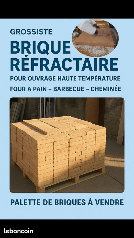 Palette briques refractaires et soles (image 1)