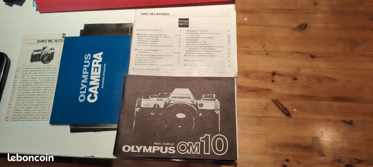 Appareil photo argentique Olympus OM-10 (image 2)