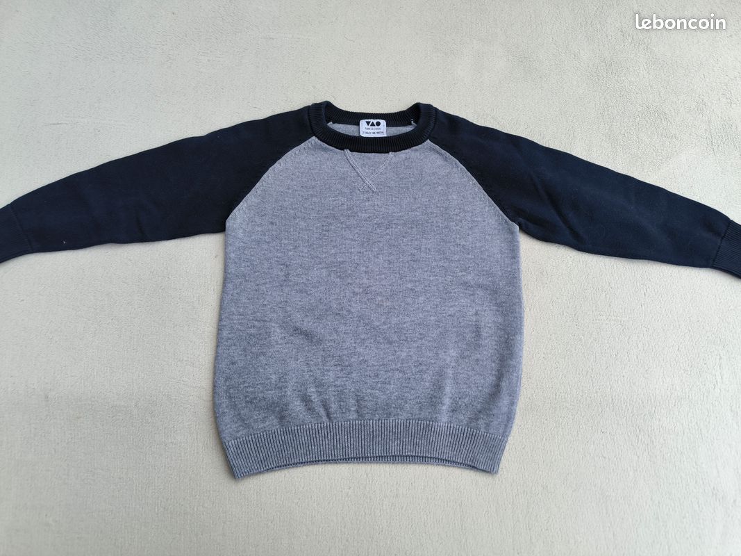 Pull sans manches en laine garçon - FR
