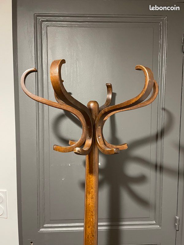 Porte manteau perroquet en bois (image 2)