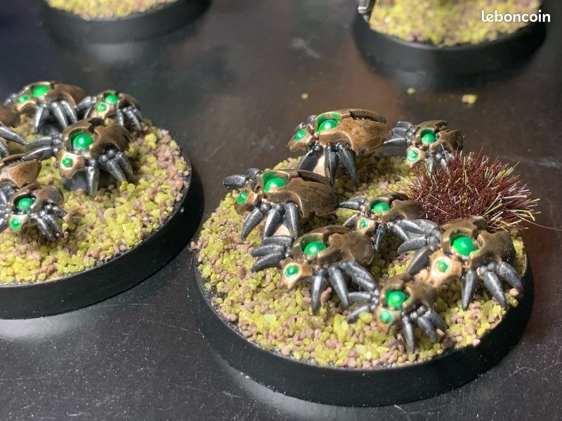 Guerriers + nuées de scarabées peints - NECRON - Warhammer (image 2)