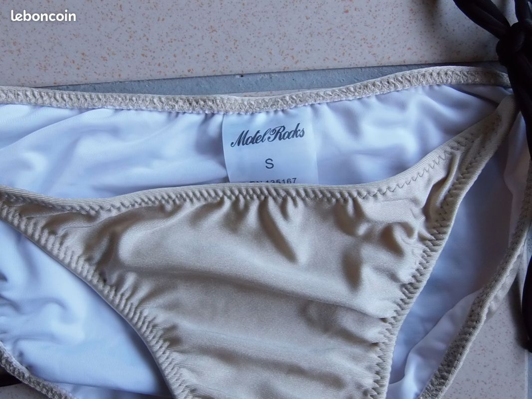 Maillot de bain couleur or (image 2)