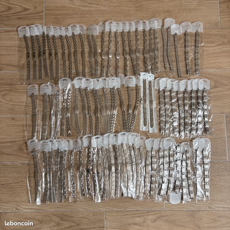 Lot de 84 bracelets acier homme neuf (image 1)