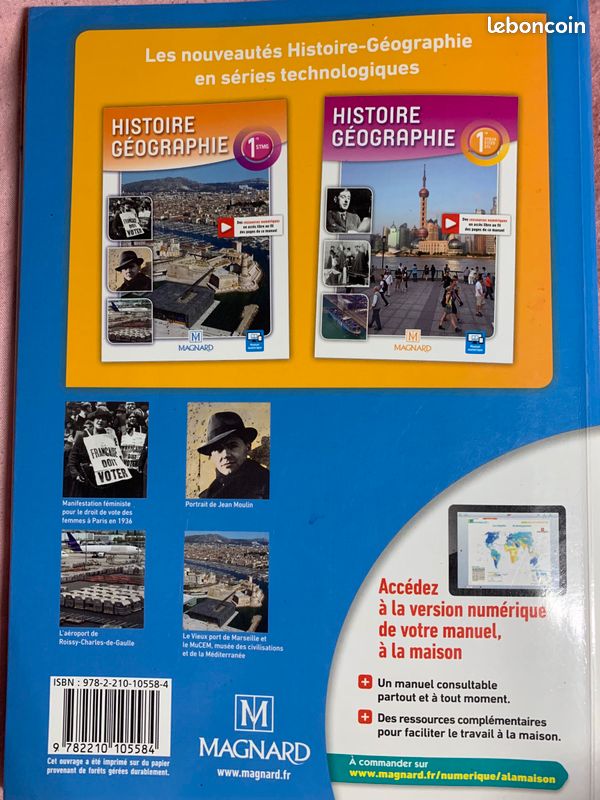 Manuel histoire géographie 1 ère (image 2)