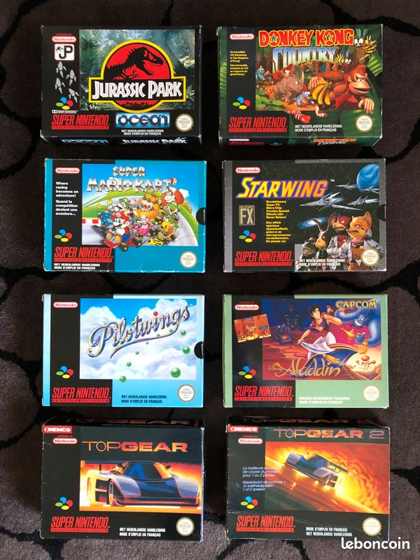 Jeux Super Nintendo pour collection ou rétrogaming (image 1)