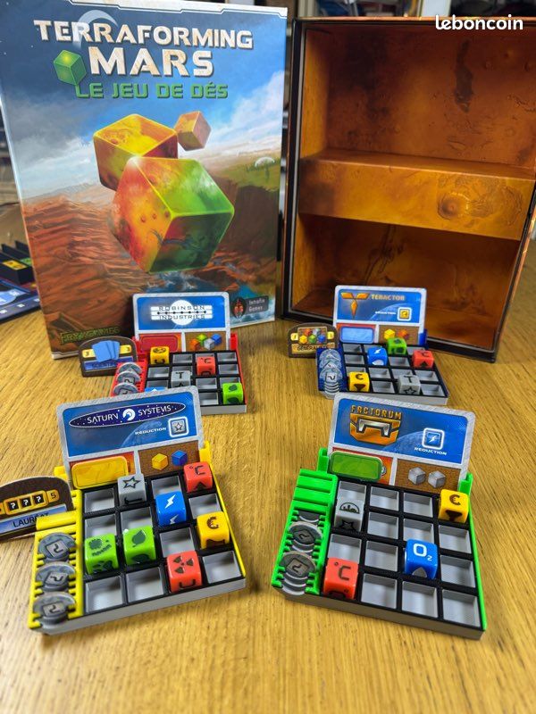 đČ Plateaux joueurs x4 compatibles Terraforming Mars â Le Jeu de DĂ©s | Insert rangement (image 1)