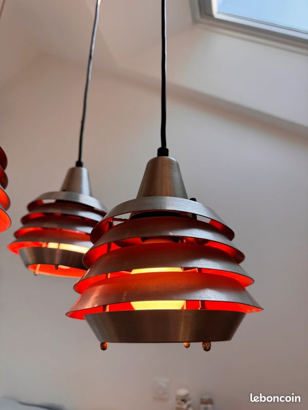 VENDU / Superbe suspension cascade vintage / Lakro de Carl Thore (image 6)