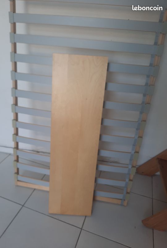 Lit une place 90x200cm cadre de lit + sommier (image 5)