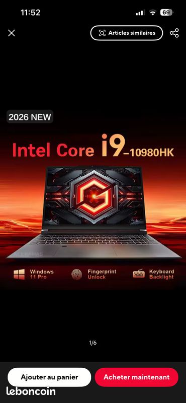 Pc portable i9 (image 1)