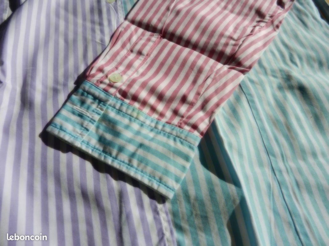 Chemisier WEILL Taille 40 Bleu - Coton, Manches Longues, Occasion Très Bon état