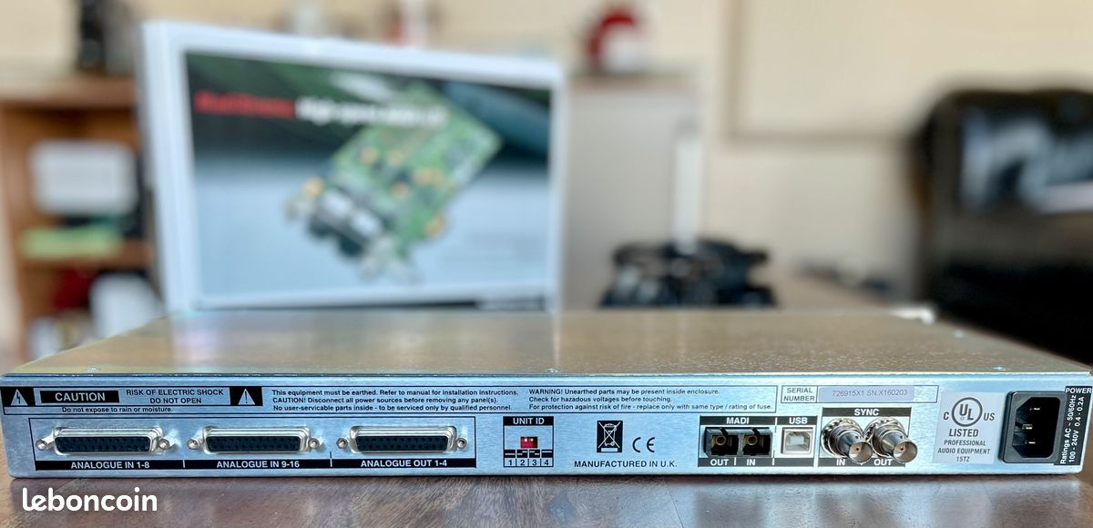 SSL XLogic Alpha Link MX 16:4 MADI - Convertisseur audio AD/DA + câbles multi-paires symétriques (image 2)