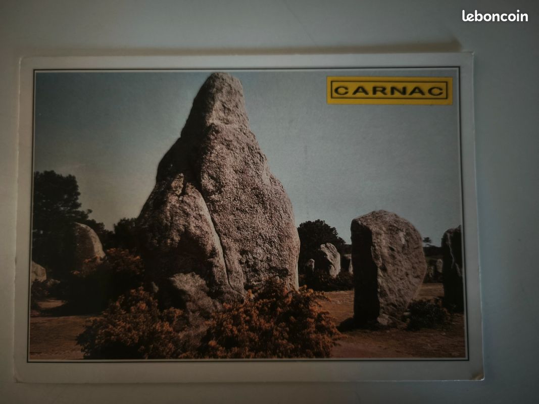 Carte postale rochers megalithique Carnac (image 1)
