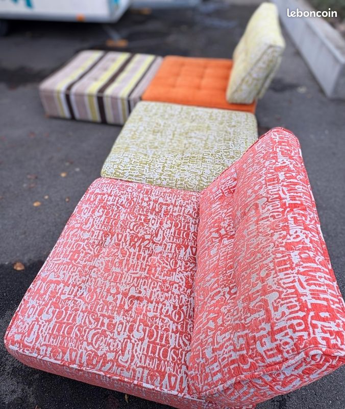Canapé Roche Bobois vintage modulable (image 3)