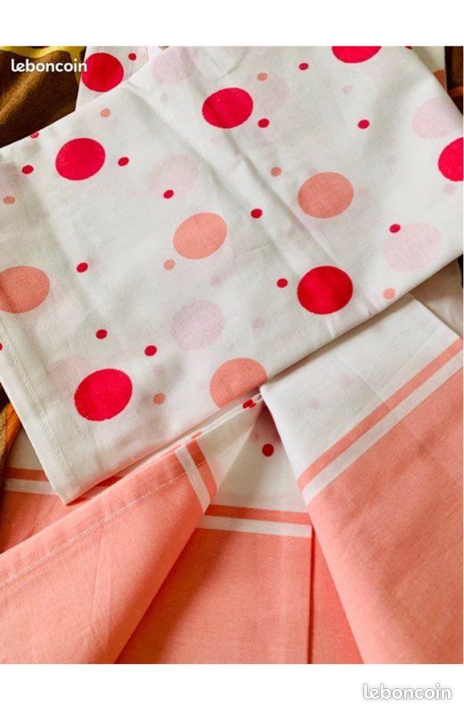 2 draps plats 2,40 x 2,40 coton Damart Neufs - jamais utilisé (image 4)
