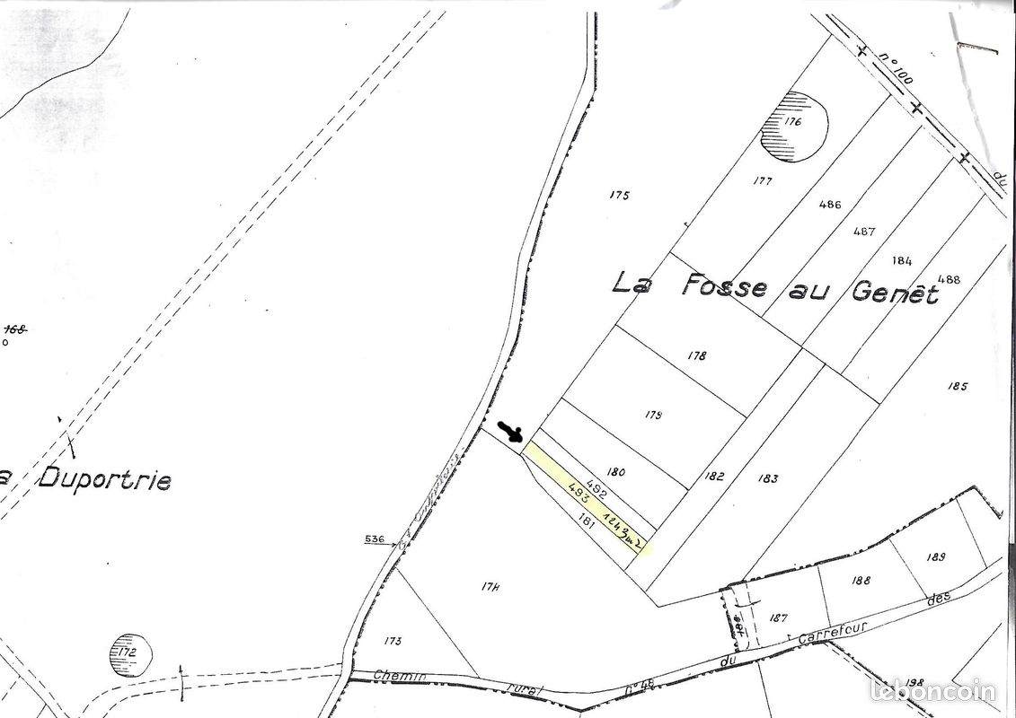 Terrain 6958 m² · à Esvres · 10 500 €