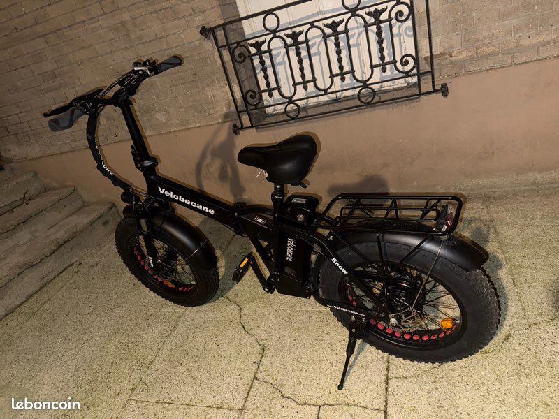 Vélo électrique Fatbike Velobecane Snow – état neuf (image 1)